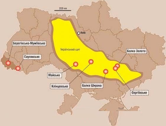 Золоті родовища України